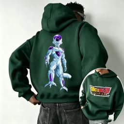 Dragon Ball Freeza Cartoon Anime 2026 New Spring and Autumn Men's and Women's Fashion Hooded Sports Hoodie