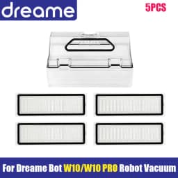 For Dreame Bot W10 W10Pro Vacuum Cleaner Accessories, Main Side Brush, HEPA Filter, Mop Cloth Spare Parts