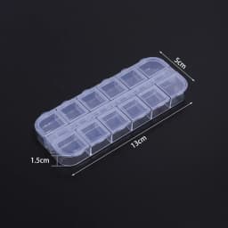 1pcs Transparent Plastic Storage Box Multifunctional Jewelry Box For Jewelry Organizer Storage Small Item Supplies Container Box