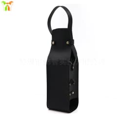 Wine Gift Bag, Reusable Leather Wine Tote Carrier, Double Layer Champagne Beer Gift Bags Carrier, for Birthday Bridal Showers