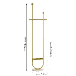 Stand Portable Clothes Rack Bedroom Floor Holder Clothes Hanger Hat Rack Home Modern Perchero De Pie Clothing Store Furniture