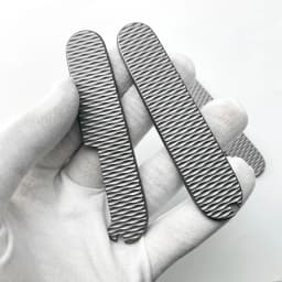 91mm Titanium Alloy Swiss Knife Chip, Modified TC4 Handle Patch for DIY Knife Handle Material Making