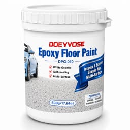 Self‑Leveling White Granite Epoxy Coating 500g Garage Warehouse Floor Paint