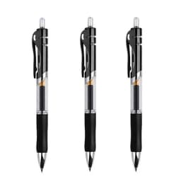 0.5mm Retractable Gel Pens Set Black/red/blue Ink Ballpoint for Writing Refills Office Accessories School Supplies Stationery