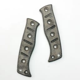 1pair Micarta Blade Handle Patch for BM Fixed Admas 375 Knife Folding With 5 Pairs Brass Screws Knife Patch Material DIY Parts