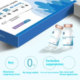 JUSTLANG Sea Salt Atomized Liquid Sodium Chloride Physiological Saline Nasal Clean Used With Atomizer Nebulizer Inhaler