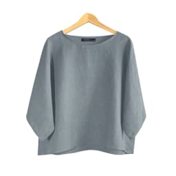 ZANZEA Summer Solid Work Shirts Casual Women Blouses Vintage Loose Tops Elegant O Neck 3/4 Sleeve Blusas Mujer Oversize Chemise