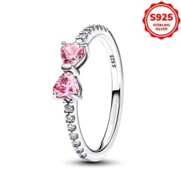 2026 Hot Selling 925 Silver Multi-Color Sun and Moon Heart-Shaped Ring for Women's Party Exquisite Jewelry Gift