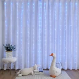 3M LED Curtain String Lights Fairy Decoration USB Holiday Garland Lamp with 8 Modes Home Garden Christmas Party New Year Wedding