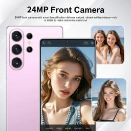 SURGAZE Global Version S26 Plus Smartphone 5G Android 5000mAH 8GB RAM 256GB ROM 6.56Inch 24+48MP 5G Network Mobile Phone