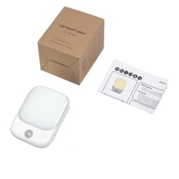 1pc/2pcs/4pcs/10pcs Smart LED Night Light with Sensor, Adjustable Brightness, Motion Sensor Night Light, Warm White