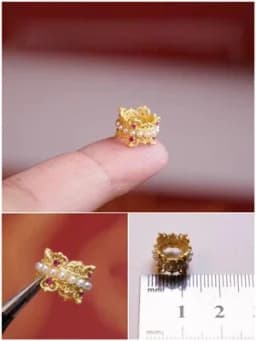 1/12 Doll Mini Jewelry Miniature Food Play Simulation Western Dowry Jewelry/Gems/Bracelets/Rings/Necklaces Doll Accessories