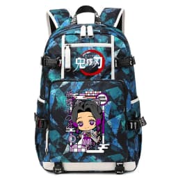 Demon Slayer Anime School Bag Large Capacity Lightweight Student Backpack for Kids Boys Girls Daily Use