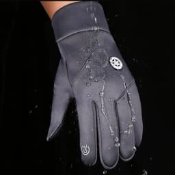 Winter Warm Gloves for Men Autumn Cycling Gloves Motorcycle Outdoor Sports Touch Screen Fleece Water-Repellent Non-slip Gloves