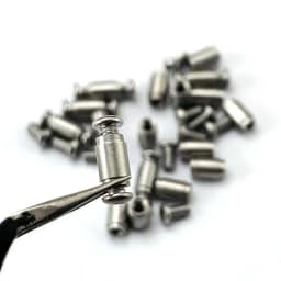 2Pieces Screws Accessories for DIY Folding Knife Support Shaft Screw Folding Knife Backspacer Standoff Tool Making