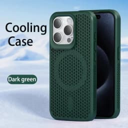 Cooling Heat Dissipation Magnetic Phone Case For iPhone 18 17 16 15 14 13 12 11 Pro Max Breathable Hard Back Cover For Magsafe