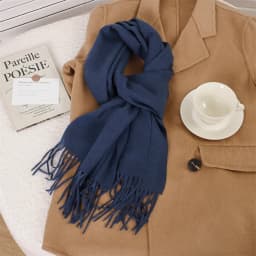 70Color Solid Winter Women Scarf Warm Thicken Cashmere Shawl Outdoor Tassels Pashmina Lady Wrap Windproof Scarves Fashion Luxury