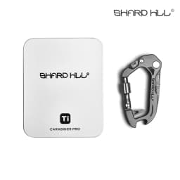 6in1 TC4Titanium Alloy Key Chain Knife Damascus Blade EDC  Bottle Opener Screwdriver Nail Driver Outdoor Tool SH-T2