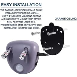 Laser Parking Meter Car Garage Ceiling Location Positioning Correction Parking Sensor Aid Monitor System BP-01 Double-end