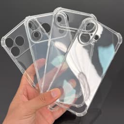 Shockproof Case for iPhone 18 Pro Max 18Pro Transparent Soft TPU Phone Cover Anti-knock Bumper for iPhone 17 Pro Max Clear Shell