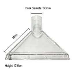 Wet Vacuum Cleaner Spray Nozzle Inner Diameter 38 mm, for Cleaning Sofas, Carpets, Etc., Upholstery Vacuum Cleaner Nozzle