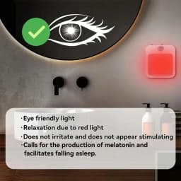 2pcs Night Lights Plug into Wall, LED Motion Sensor Light Indoor,Night Lights for Bedroom,Bathroom,Kitchen,Hallway