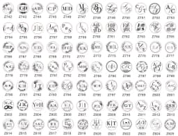 Customize Embossing Stamp Wedding Monogram Embosser Stamp, Personalized 2 Initials Embosser Stamp, Wedding Gift, Hand Held Embos