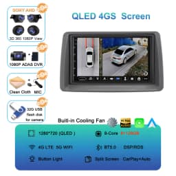 7" Car Radio Android 16 For FIAT Panda 2003 2004 2005 2006 2007 -2012 Stereo Multimedia Player Navigation Autoradio Carplay Auto