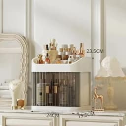 Cosmetics Storage Box Large Capacity Dressing Table Skin Care Products Storage Rack Drawer Type Organizer Desktop Dust Storage