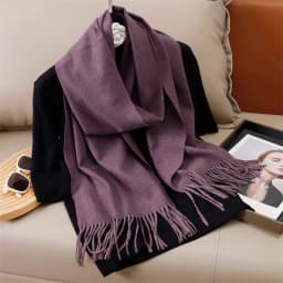 51Color Solid Women Winter Scarf Warm Thicken Cashmere Shawl Outdoor Tassels Pashmina Lady Wrap Windproof Scarves Fashion Luxury
