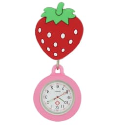 Creative Design Nurse Doctor Students Cute Animals Cloud Office Badge Reel Retractable Digital FOB Pocket Watches Clock Gift