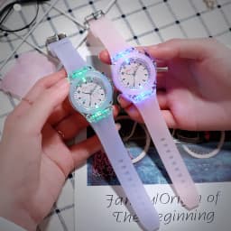 Soft Silicone Luminous Wrist Watch for Kids Flash Light Children Quartz Watch Casual Sport Baby Boys Girls Clock Reloj Infantil
