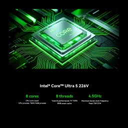 GMKtec K17 Intel Ultra 5 226V/K17 Plus Ultra 7 258V LPDDR5 16GB 32GB 2XM.2 2280 SSD WIFI6E BT5.2 External Dock Supported Mini PC