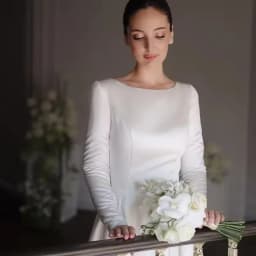 White A-Line Long Wedding Dresses Simple O-Neck Long Sleeve Bride Dress 2025 Boho Beach Wedding Prom Gowns Customized