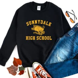 Sunnydale High School Sweatshirt Buffy The Vampire Slayer Hoodie Buffy School Pullover Tv Show Inspired Crewneck Sweatshirts