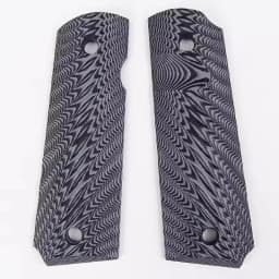 1Pair Tactics Full Size G10 Material Radial Textured 1911 Grips Patches DIY Making Replace Accessories Scales Decor Slabs