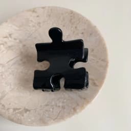 1pc New Korean style hair clip puzzle shaped gripper, small shark clip, high-end block gripper