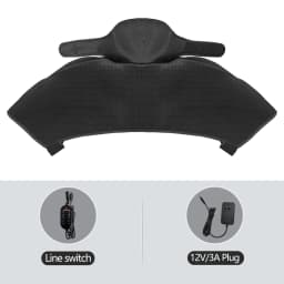 Heated Shoulder Back Massager 3 Massage Heating Functions Fits Shoulders Neck Back Relieves Cervical Soreness Muscle Strains
