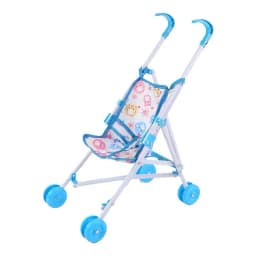New Trendy Interactive Dolls Pram Plastic Play Toys Doll Handcart Stable Doll Stroller for Boys Girls Babies Doll Accessories