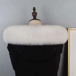 Real Fox Fur Collar 100% Natural Fur Scarf Women Winter Luxury Warm Fur Shawl Ladies Geniue Fur Scarves For Coat Down Jacket Men