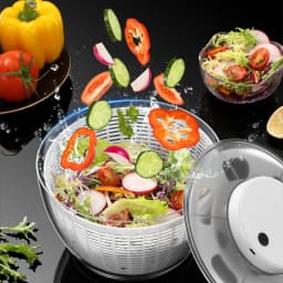 Salad Spinner Electric/Manual Vegetable Dehydrator Multifunction Food Fruit Dryer Quick Drying Drain Basket Kitchen Accessories