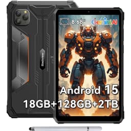 Blackview Active 5 Rugged Tablet 8.68" HD+ 90Hz Android 15 Mini Pad 24GB+128GB 6600mAh Battery Waterproof/Dual SIM/IP68/NFC/GPS