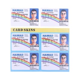 1/4PCS Mclovin Bank Credit Cards Bus Pass Stickers Cool Decoration Waterproof Card Driver's License Credit Card Sticker