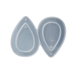 Handmade Earrings Silicone Mold UV Crystal Resin Epoxy Mold DIY Art Crafts Ear Studs Necklace Keychain Pendant Making Crafts