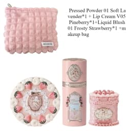 Makeup Set Flower Knows Bunny Garden Collection 6 Color Eyeshadow Palette Embossed Blusher Shine Lipstick Kit Maquiagem