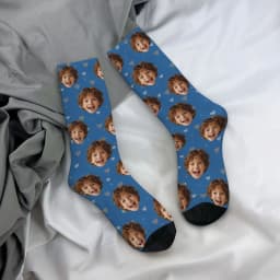 Novelty Custom Face Socks DIY Personalized Photo Custom Socks Crazy Funny Men's Socks Christmas Party Birthday Anniversary Gift