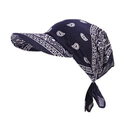 Womens Head Scarf Visor Hat With Printed Headband Wide Brim Sunhat Summer Beach Sun Hats UV Protection Female Baseball Cap