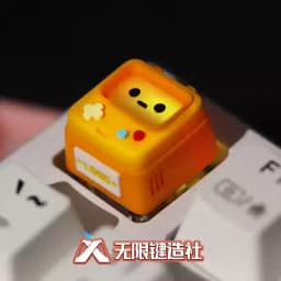Retro Game Theme Mechanical Keyboard Keycap Resin Esc Key Layered Drip Glue Custom Gaming Accessory Collectible Gift