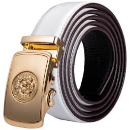 Luxury Brand New Designer Belts For Men Gold Buckle Yellow Blue Blue Black Cowskin Genuine Leather Belt Strap Casual Formal Gift