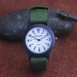 Chaoyada Brand Boys Men Students Learning Time Quartz Watches Girls Water Resistant Gifts Clock Kids Canvas Fashion Wristwatches